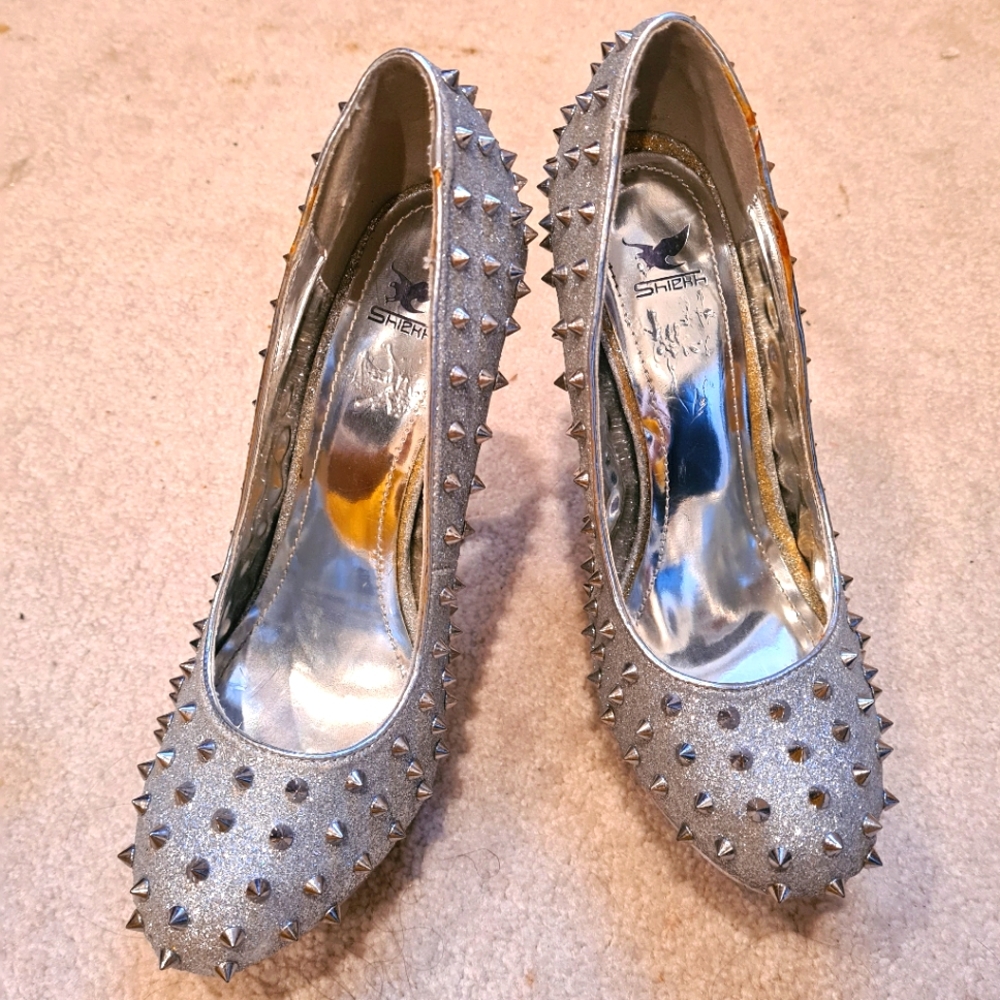 Glittery heels